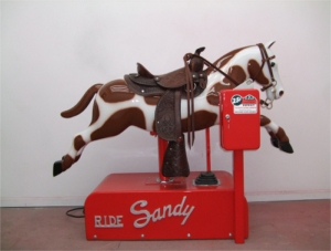 Mechanical Sandy Horse Ride