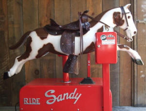 Mechanical Sandy Horse Ride